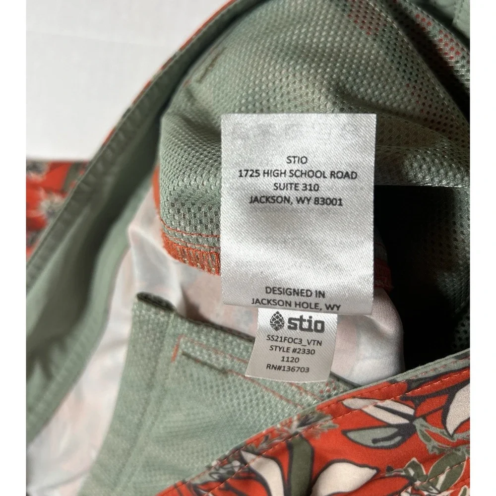 Stio Swim Trunks Men's Board Shorts Size 30x19 All Over Print UPF Outdoors EUC
